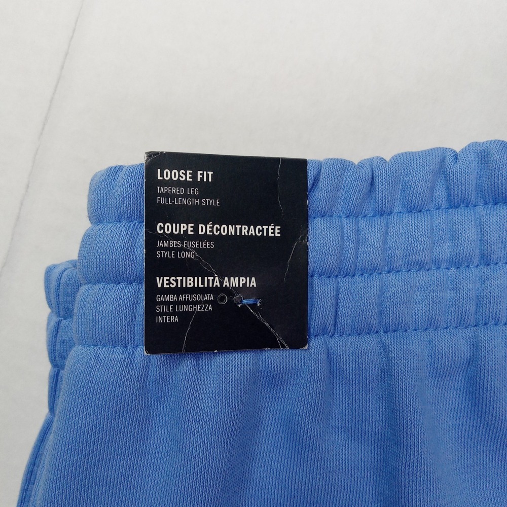 Adidas All SZN Sweatpants Women's Size L Large Blue Loose Fit Tapered Leg JV7308 - Picture 2 of 11
